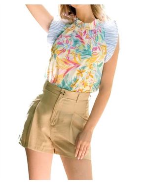 Thml Floral Print Top - Yellow