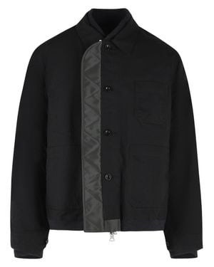 Sacai Reversible And Polyamide Jacket - Black