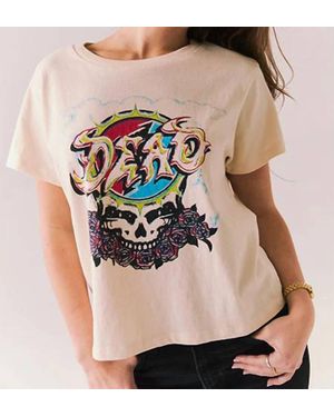 Chaser Brand Grateful Dead Steal Your Face Tee - Pink