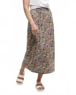 Tentree Yaletown Crepe Midi Skirt - Multicolor