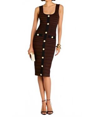 retroféte Weyla Midi Dress - Black
