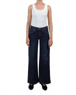 eTica Romi Mid Rise Wide Leg Jeans - Blue
