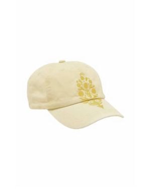 Free People Big Buti Baseball Cap - Yellow