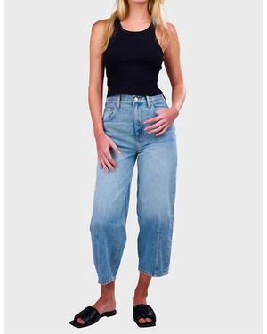 eTica Iris Relaxed Taper Jean - Blue