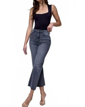Hidden Jeans Tracey High Rise Straight Leg Jeans - Blue