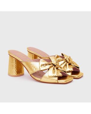 BUTRICH Alina Midi Heels - Metallic
