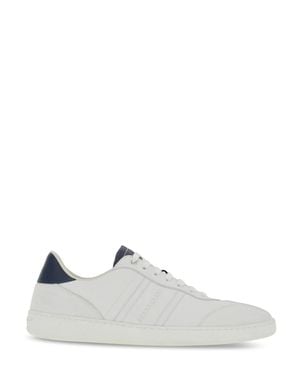 Ferragamo Low-Top Sneakers With Leather Upper And Contrasting Accents - White
