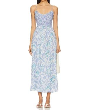 Free People Sweet Nothings Midi Dress - Blue