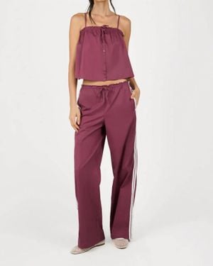 WeWoreWhat Pull On Ruffle Pant - Red