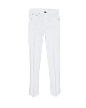 Rag & Bone High Rise Ankle Skinny Jean - White