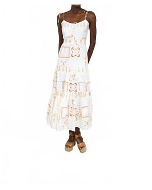 Never A Wallflower Lindsey Long Dress - White