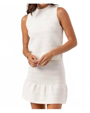 Sundays Crewe Tank Top - White