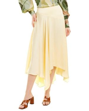 Ted Baker Handkerchief Hem Skirt - Yellow