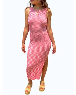 Elan Rina Twist Maxi Dress - Red