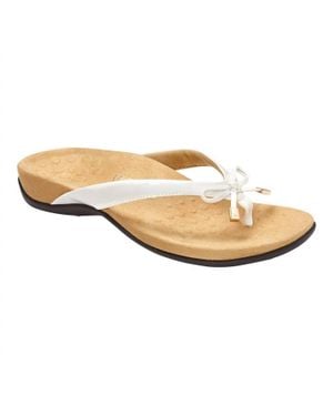 Vionic Bella Toe Post Sandal - White
