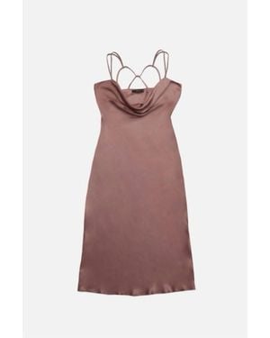 DELUC Arp Midi Dress - Purple