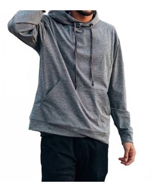 Mono B Active Comfort Pullover Hoodie - Blue
