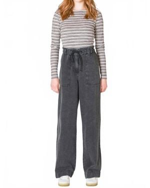 Dex Clothing Wide Leg Denim Pants - Gray