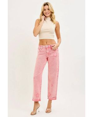 Risen Shake That Laffy Taffy Jeans - Pink