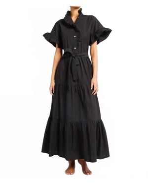 MILLE Victoria Tiered Dress - Black
