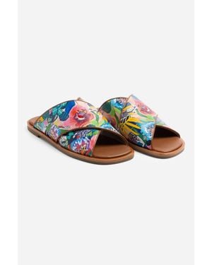Johnny Was Layla X Band Sandal - Blue