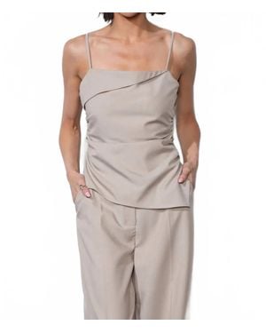 Greylin Acacia Asymetric Top - Gray