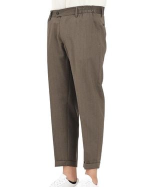 Yes London Virgin Wool Pants - Gray