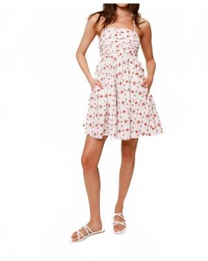 Hutch Rella Smocked Romper - Red