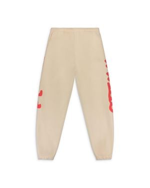Sp5der Creme Beluga Sweatpants - Natural