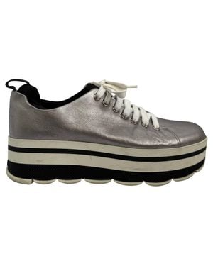 Prada Platform Sneakers - Gray