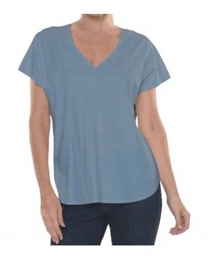 Elior Zoe Center Seam Top - Blue