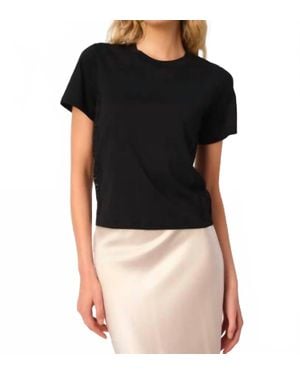 Cami NYC Ebra Cotton Tee - Black