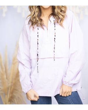 And The Why Storms Windbreaker - White