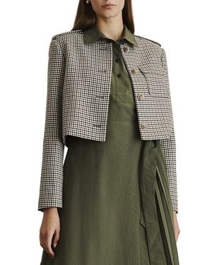 Tanya Taylor Kerrin Wool-Blend Jacket - Green