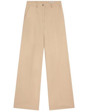 Pence Viola Wide Leg Tailored Pants - Natural