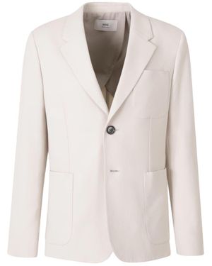 Ami Paris Tailored Jacket - Natural
