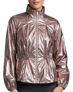 Dame Drawstring Short Jacket - Brown