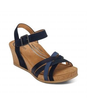 Aetrex Noelle Sandal - Blue