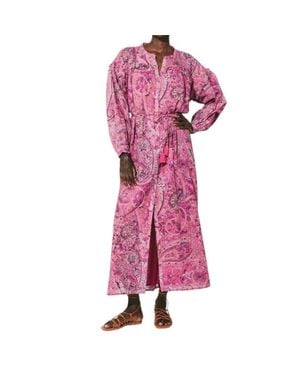 Cleobella Ellen Ankle Dress - Pink