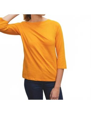 BijouRocks Classic Boat-Neck T-Shirt - Orange