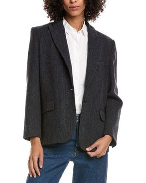 Ba&sh Peace Wool Blazer - Black
