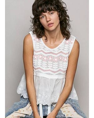 Pol Bonnie Top - White