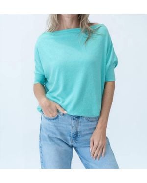 Six Fifty Short Sleeve Anywhere Top - Blue