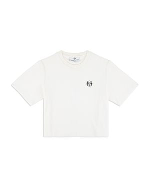 Sergio Tacchini Adele Velour T-Shirt - White