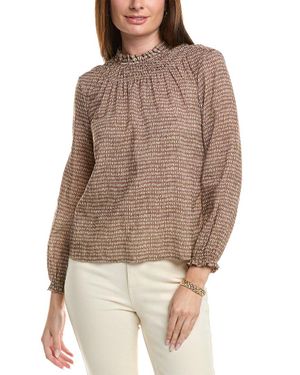 J.McLaughlin Antonia Blouse - Brown