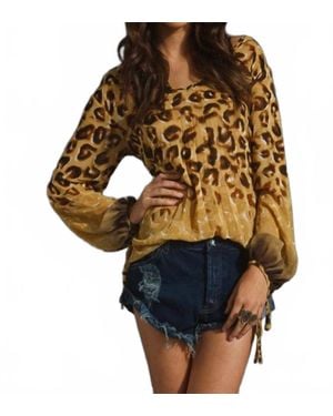 One Teaspoon Nengal Sunray Pleat Top - Multicolor