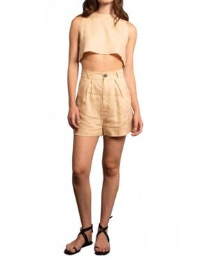 Parentesi Eliza High Waist Short - Natural
