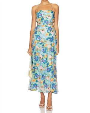 Astr Miaka Maxi Dress - Blue