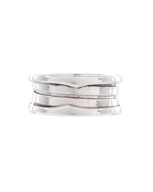 BVLGARI B. Zero1 Two Band Ring 18K - White