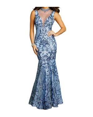 open lace back dress DAMARIS